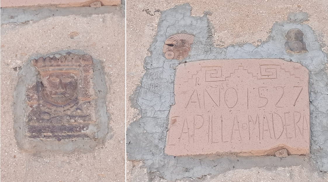 Referencia del año de construcción del templo: capilla de madera 1527